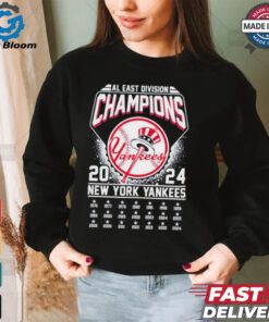 New York Yankees AL East Division Champions 2024 3D T Shirt