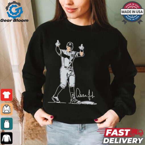 New York Yankees Aaron Judge superstar pose signature shirt