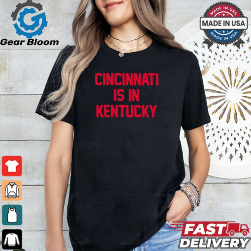 Nice Cincinnati Is In Kentucky Cleveland Guardians 2024 AL Central Division Champions shirt