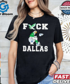 Philadelphia Eagle shit on Dallas Cowboys helmet toilet shirt