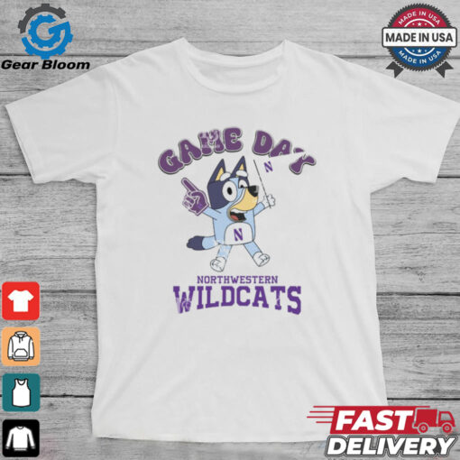 Northwestern Wildcats Bluey Game Day shirt