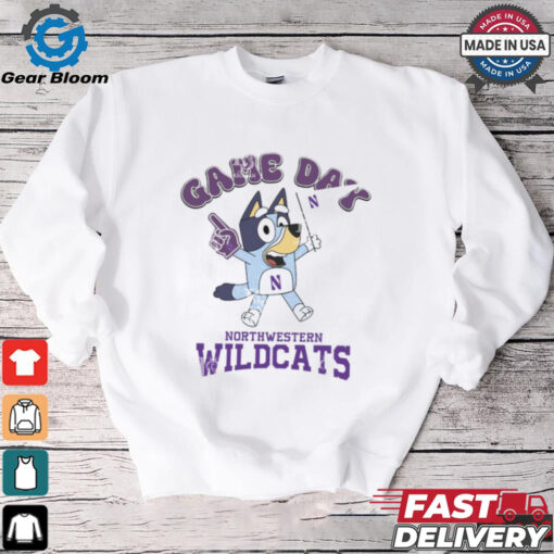 Northwestern Wildcats Bluey Game Day shirt