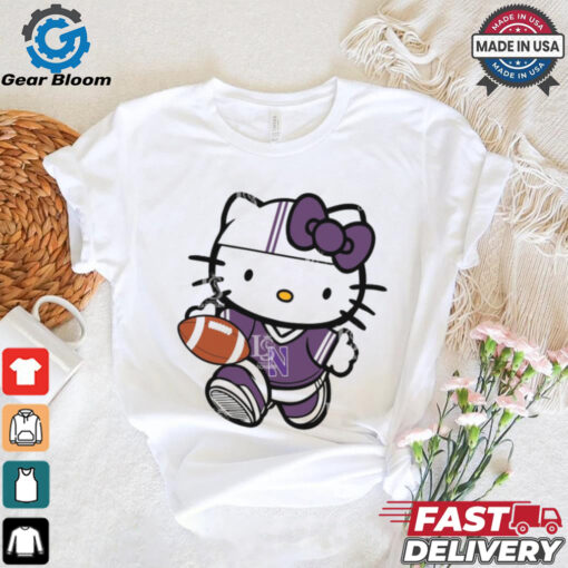 Northwestern Wildcats Cute Hello Kitty Football shirt