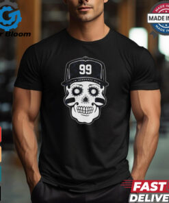 Official New York Yankees MLB Aaron Judge Sugar Skull #99 Graphic t shirt