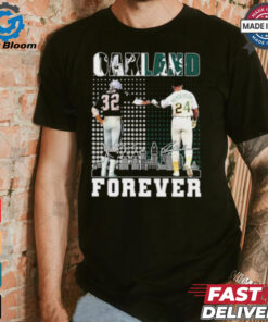 Oakland Forever Marcus Allen And Rickey Henderson Signatures Shirt