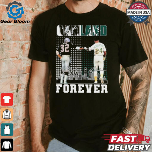 Oakland Forever Marcus Allen And Rickey Henderson Signatures Shirt