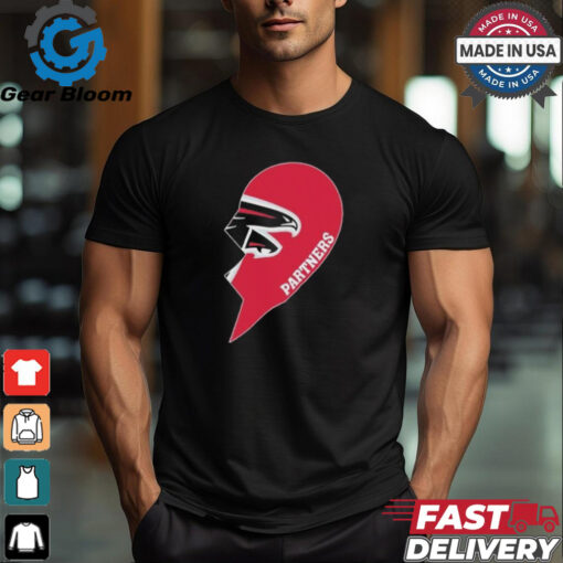 Official Atlanta Falcons Partners Half Heart Shirt