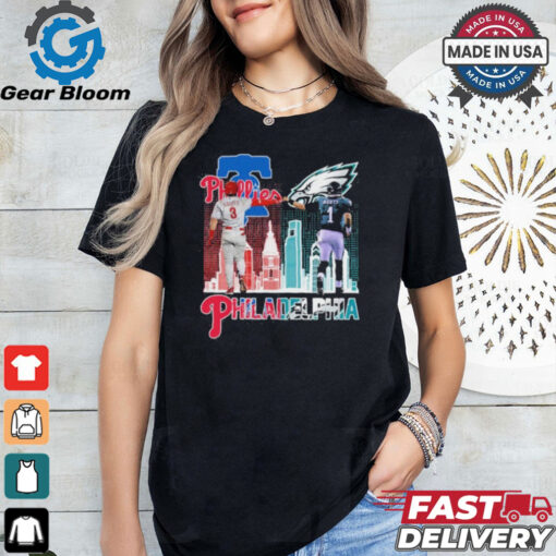 Official Bryce Harper And Jalen Hurts Philadelphia Phillies and Eagles Shirt