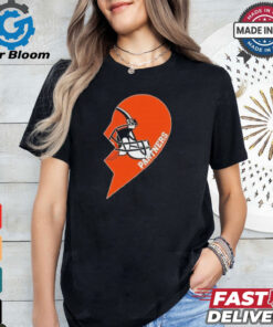 Official Cleveland Browns Partners Half Heart Shirt