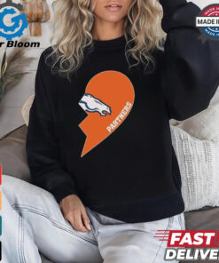 Official Denver Broncos Partners Half Heart Shirt