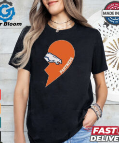 Official Denver Broncos Partners Half Heart Shirt