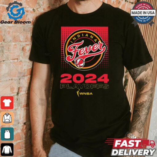 Official Indiana Fever 2024 WNBA Playoffs t shirt