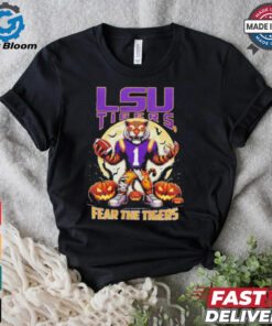 Official LSU Tigers Football Fear The Tigers Halloween Shirt