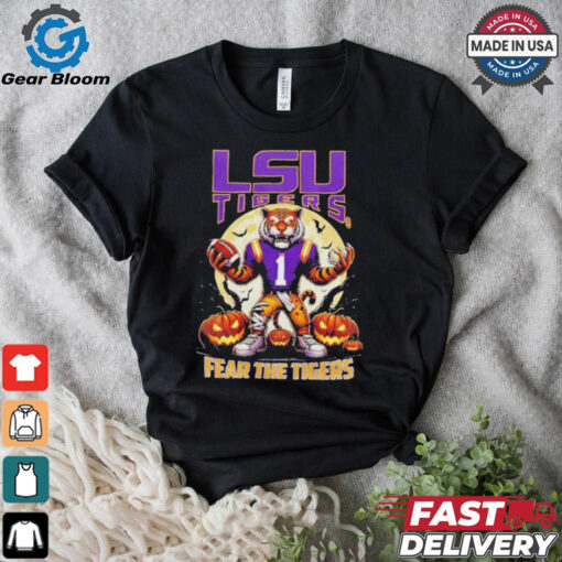 Official LSU Tigers Football Fear The Tigers Halloween Shirt