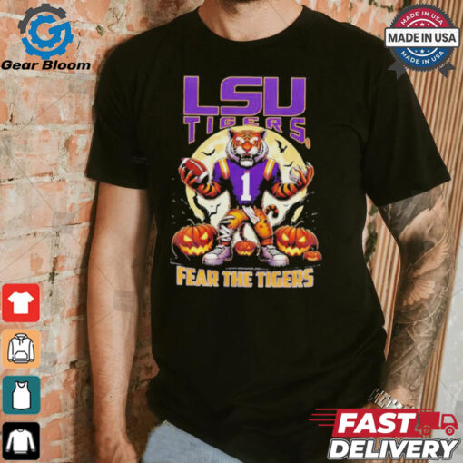 Official LSU Tigers Football Fear The Tigers Halloween Shirt