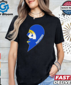 Official La Rams Partners Half Heart Shirt