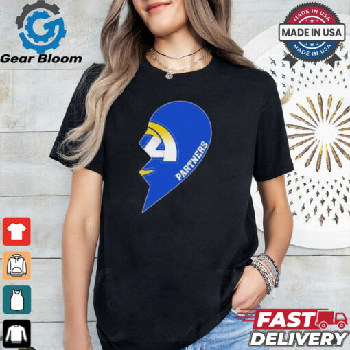 Official La Rams Partners Half Heart Shirt