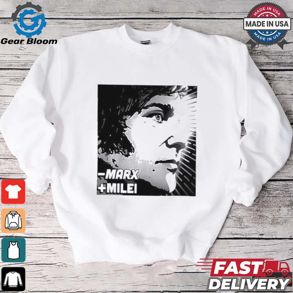 Official Less Marx More Milei Icon Of Liberty T shirt Official Less Marx More Milei Icon Of Liberty T shirt
