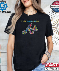 Official MLB Atlanta Braves It’s Ok To Be Different Autism 2024 Shirt