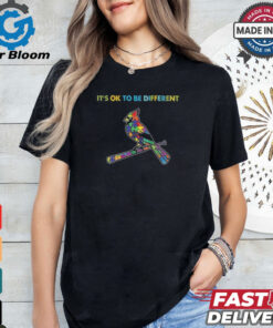 Official MLB St. Louis Cardinals It’s Ok To Be Different Autism 2024 Shirt