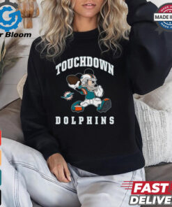 Official Micky Touchdown Dolphins Newborn Miami Dolphins Shirt