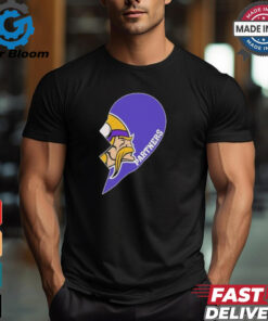 Official Minnesota Vikings Partners Half Heart Shirt