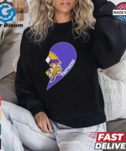 Official Minnesota Vikings Partners Half Heart Shirt