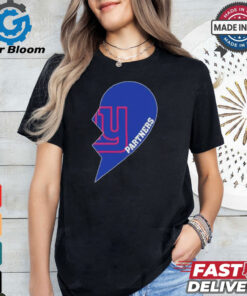 Official New York Giants Vikings Partners Half Heart Shirt