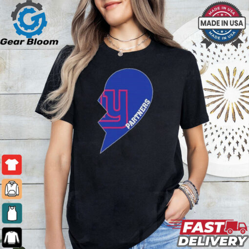 Official New York Giants Vikings Partners Half Heart Shirt