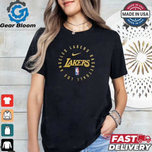 Official Nike Los Angeles Lakers Basketball New 2024 T Shirt