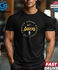 Official Nike Los Angeles Lakers Basketball New 2024 T Shirt