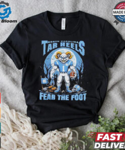 Official North Carolina Tar Heels Fear The Foot Halloween Shirt