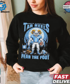 Official North Carolina Tar Heels Fear The Foot Halloween Shirt