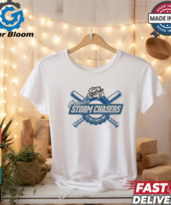 Official Omaha Storm Chasers Bimm Ridder White Fleck Earlville Established 1969 T shirt