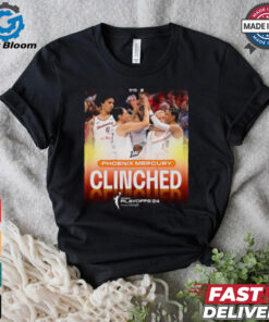 Official Phoenix Mercury Clinched WNBA Playoffs 2024 shirt