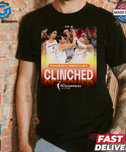 Official Phoenix Mercury Clinched WNBA Playoffs 2024 shirt