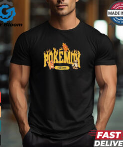 Official Pokemon Fire Type 2024 Graphic T Shirt