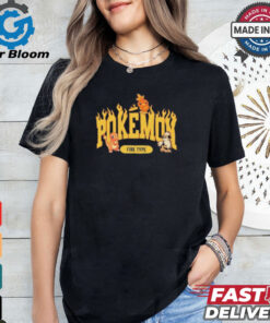 Official Pokemon Fire Type 2024 Graphic T Shirt