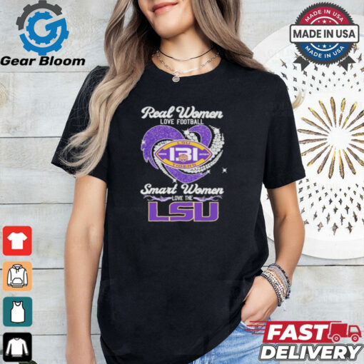 Official Real Women Love Football Smart Women Love The LSU Tigers 131 Years 1893 2024 Shirt