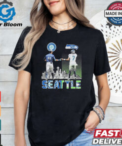 Official Seattle Mariners x Seattle Seahawks Signature T Shirt