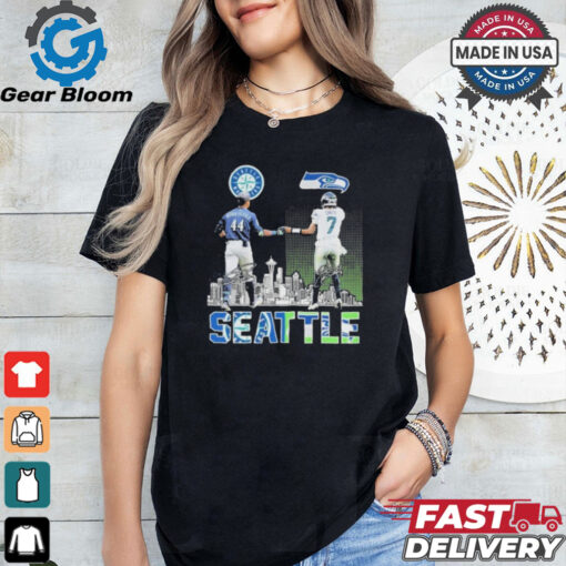 Official Seattle Mariners x Seattle Seahawks Signature T Shirt