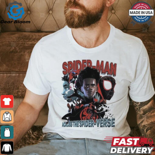 Official Spider man Across The Spider verse T shirt