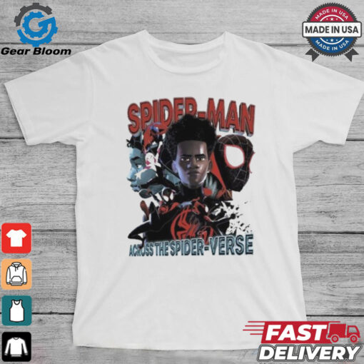 Official Spider man Across The Spider verse T shirt