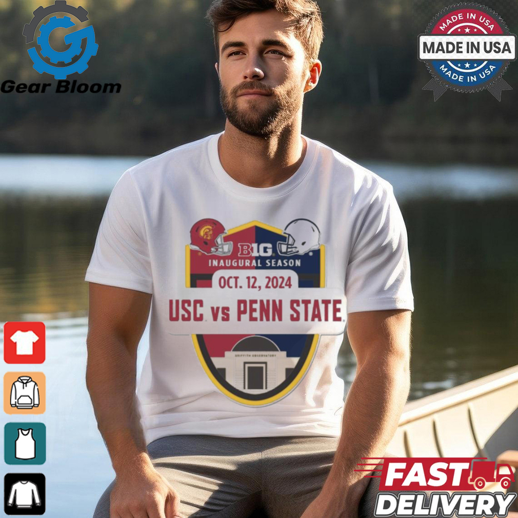 Official USC Trojans vs Penn State Nittany Lions Big 10 Inaugural Season October 12, 2024 Shirt Official USC Trojans vs Penn State Nittany Lions Big 10 Inaugural Season October 12, 2024 Shirt