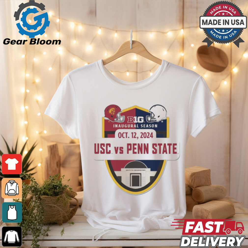 Official USC Trojans vs Penn State Nittany Lions Big 10 Inaugural Season October 12, 2024 Shirt Official USC Trojans vs Penn State Nittany Lions Big 10 Inaugural Season October 12, 2024 Shirt