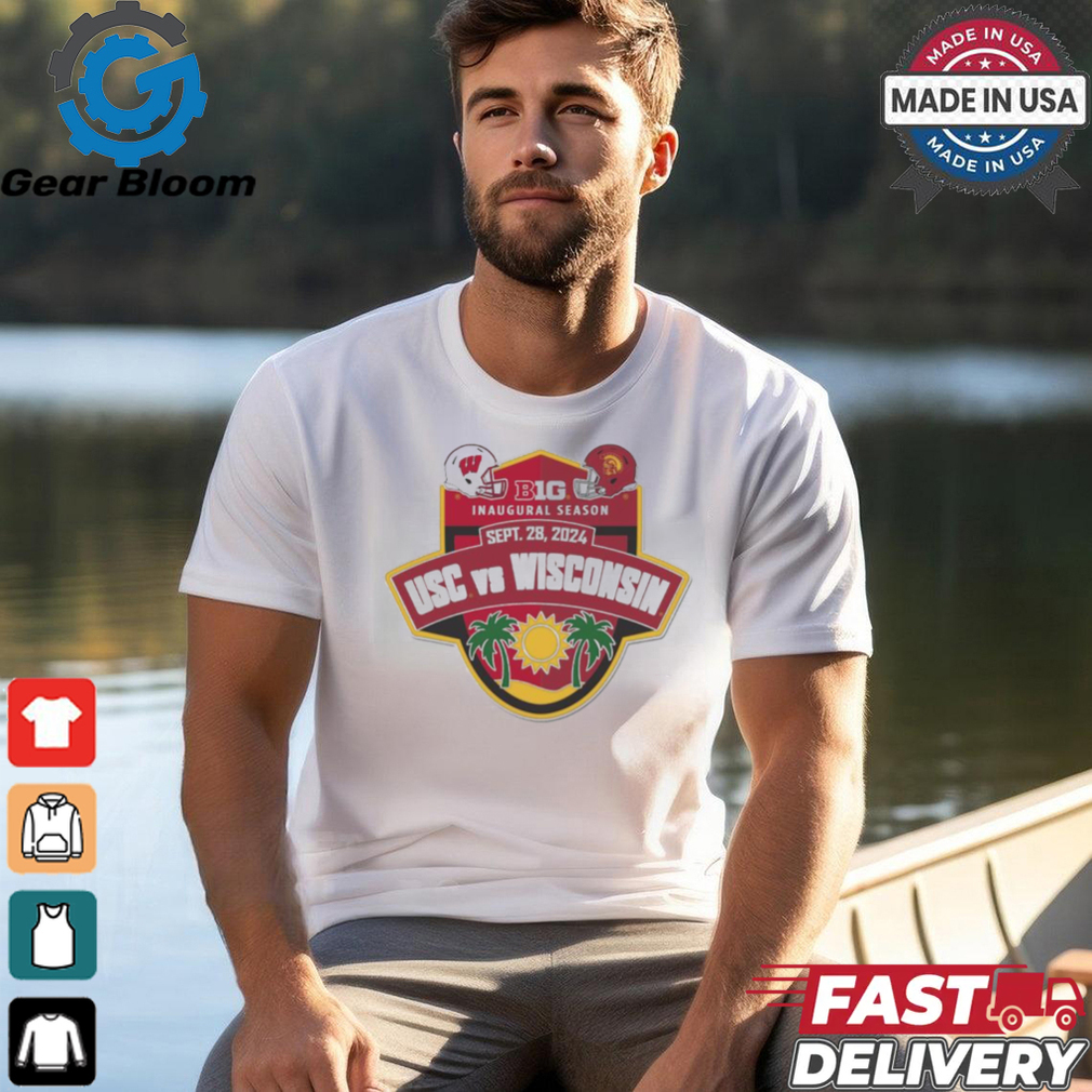 Official USC Trojans vs Wisconsin Badgers Big 10 Inaugural Season September 28, 2024 Shirt Official USC Trojans vs Wisconsin Badgers Big 10 Inaugural Season September 28, 2024 Shirt
