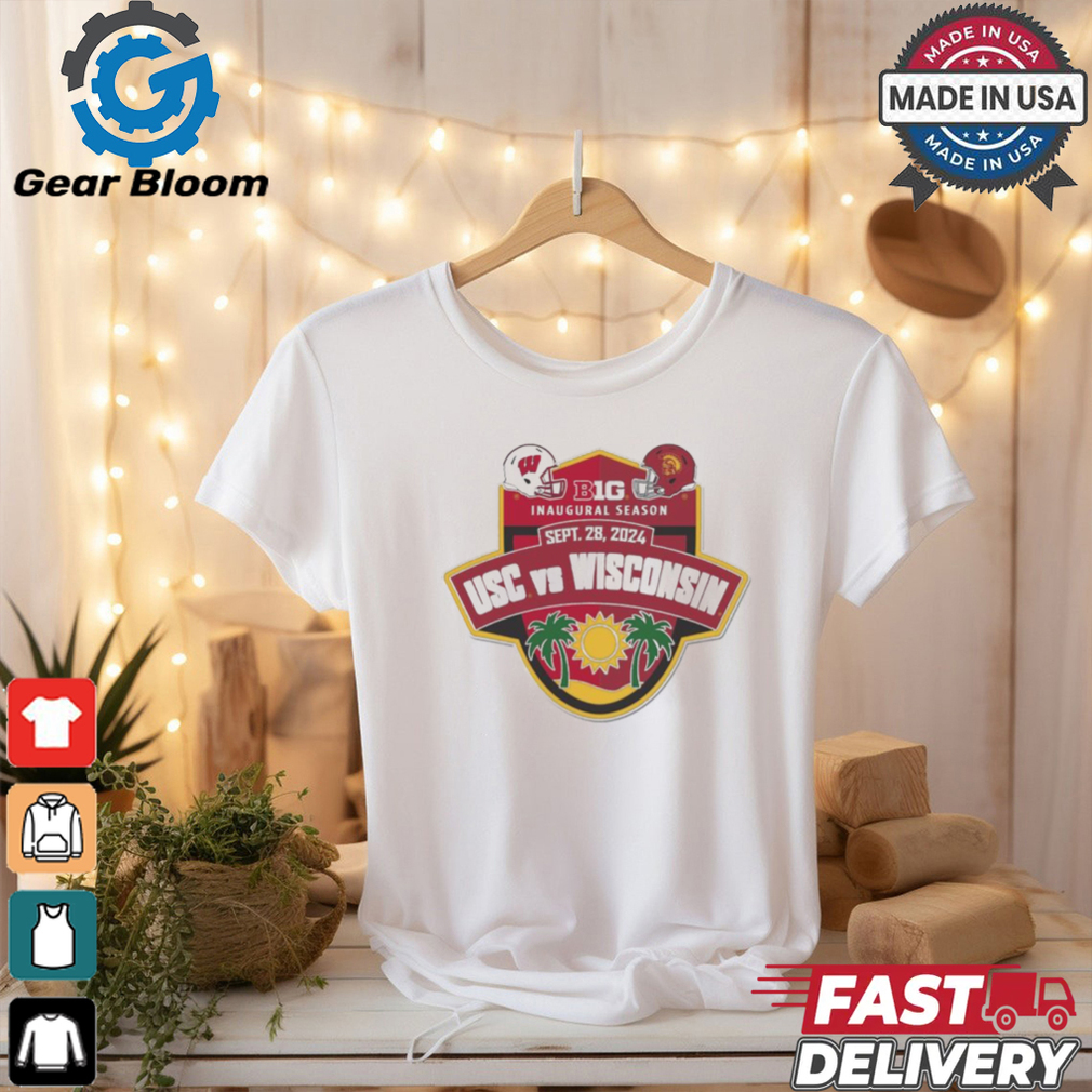 Official USC Trojans vs Wisconsin Badgers Big 10 Inaugural Season September 28, 2024 Shirt Official USC Trojans vs Wisconsin Badgers Big 10 Inaugural Season September 28, 2024 Shirt