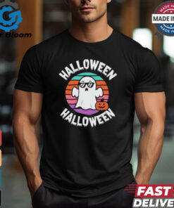 Official Vintage Halloween Boo Ghost Halloween T shirt