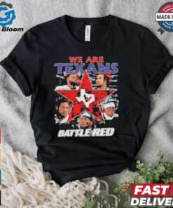 Official We Are Houston Texans Battle Red 2024 T Shirt