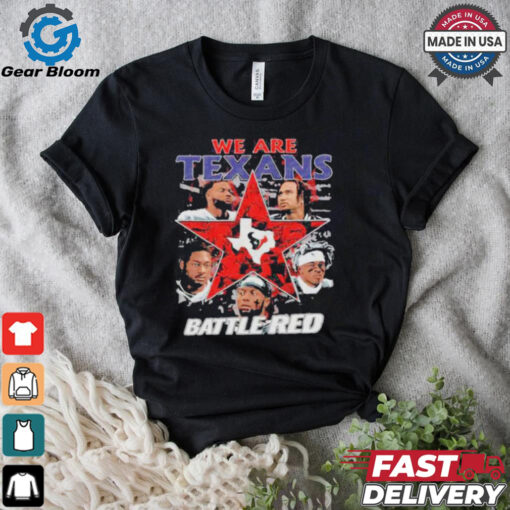 Official We Are Houston Texans Battle Red 2024 T Shirt